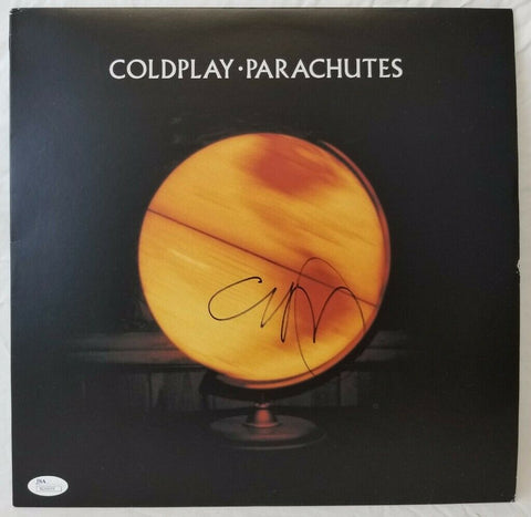 Chris Martin Coldplay Signed Autographed Parachutes Album Cover Vinyl Record JSA