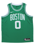 Jayson Tatum Boston Celtics Signed Green Nike Swingman NBA Jersey FANATICS