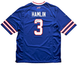 Damar Hamlin Buffalo Bills Signed Authentic Nike Blue Game Jersey BAS Beckett