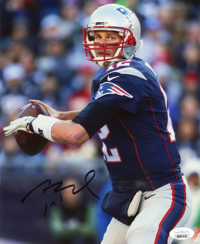 Tom Brady New England Patriots Signed 8x10 Photo JSA Full Letter Authentication