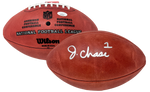 Ja'Marr Chase Cincinnati Bengals Signed Authentic Duke NFL Football JSA