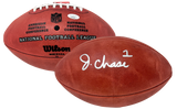Ja'Marr Chase Cincinnati Bengals Signed Authentic Duke NFL Football JSA