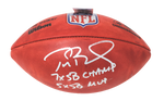 Tom Brady Patriots Buccaneers Signed Football 7x SB Champ/5x SB MVP Fanatics