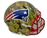 Tom Brady New England Patriots Signed Camo Speed Authentic Helmet Fanatics