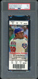 Giancarlo Stanton NY Yankees 2010 vs Phillies MLB Debut Ticket Stub PSA 9 Mint