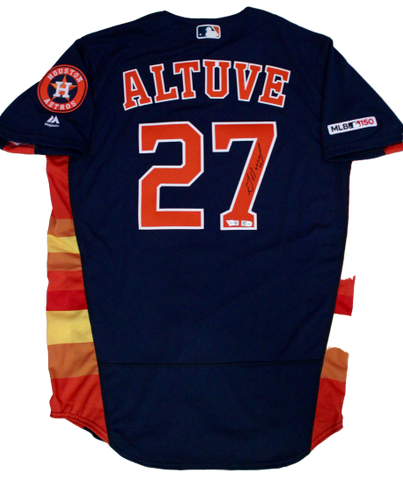 Jose Altuve Houston Astros Signed Autograph Nike Authentic Jersey Fanatics/MLB