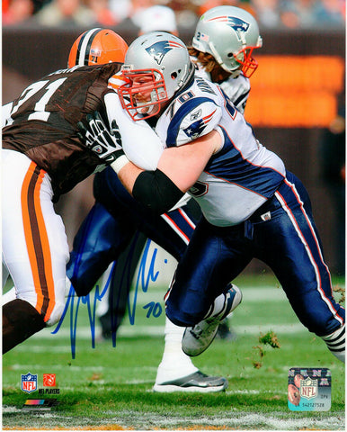 Logan Mankins New England Patriots Signed Autographed 8x10 Photo