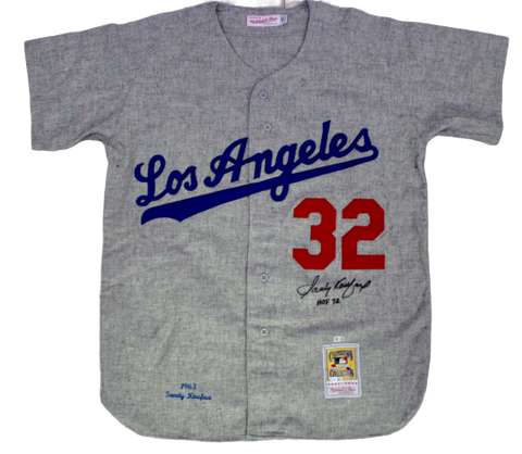 Sandy Koufax Los Angeles Dodgers Signed HOF Autograph Mitchell & Ness Jersey MLB