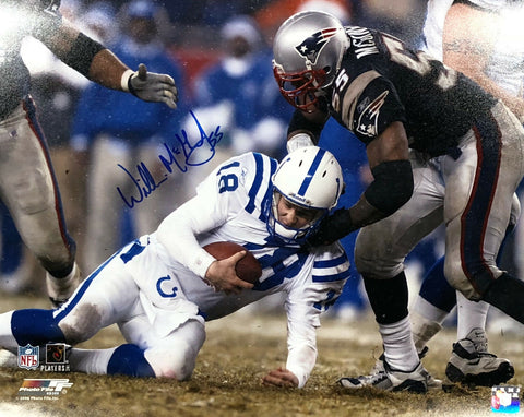 Willie McGinest New England Patriots Signed Autographed 16x20 Photo
