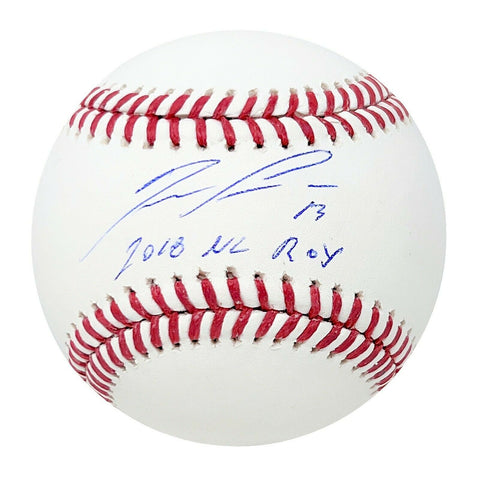 Ronald Acuna Atlanta Braves Signed 2018 NL ROY Insc Official MLB Baseball USA SM