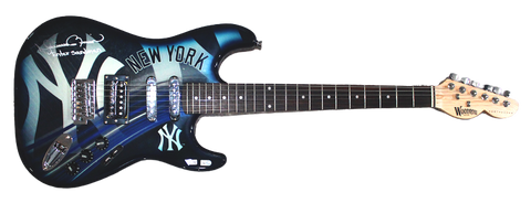 Mariano Rivera New York Yankees Signed Enter Sandman Electric Guitar Fanatics