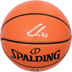 Luka Doncic Dallas Mavericks Signed Spalding Silver Autograph Basketball Fanatic