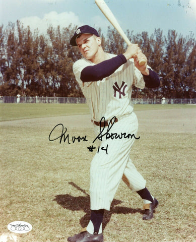 Bill "Moose" Skowron New York Yankees Signed 8x10 Photo JSA