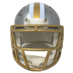 Drew Brees New Orleans Saints Signed Riddell Flash Mini Helmet BAS Witness