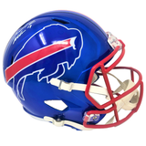 Josh Allen Buffalo Bills Signed Full Size Flash Replica Helmet Beckett BAS