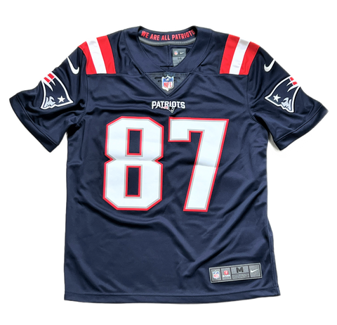 Rob Gronkowski New England Patriots Signed Color Rush Nike Limited