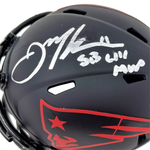 Julian Edelman New England Patriots Signed SB LIII MVP Eclipse Mini Helmet JSA