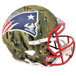 Rodney Harrison New England Patriots Signed Signed FS Speed Camo Rep Helmet Pats