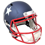 Ty Law New England Patriots Signed Full Size AMP Replica Speed Helmet JSA