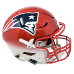 Rob Gronkowski Patriots Signed Custom Hydro Cracked Ice Authentic Helmet JSA