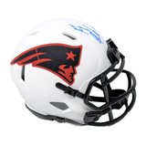 Rob Gronkowski New England Patriots Signed Authentic Lunar Mini Helmet JSA