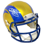Odell Beckham Jr. Los Angeles Rams Signed Riddell Flash Mini Helmet BAS Beckett