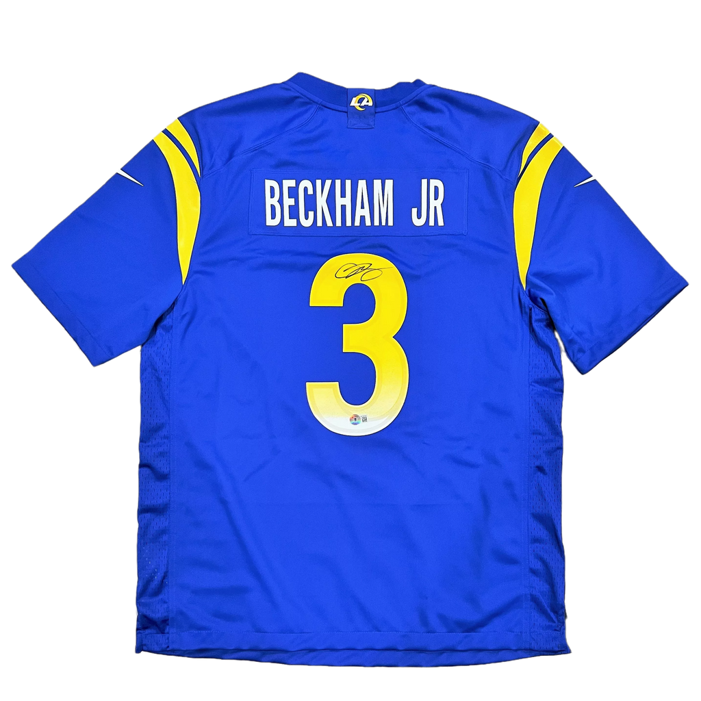 Odell Beckham Jr. Los Angeles Rams Signed Royal Nike Replica Game