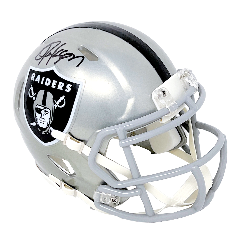 bo jackson football helmet Bo Jackson Los Angeles Raiders Signed Riddell Flash Mini Helmet BAS Be – Diamond Legends Online