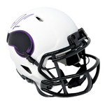 Dalvin Cook Minnesota Vikings Signed Riddell Lunar Mini Helmet BAS Beckett