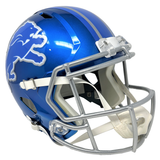 Barry Sanders Detroit Lions Signed Full Size Flash Speed Replica Helmet BAS