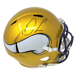 Dalvin Cook Minnesota Vikings Signed Full Size Flash Speed Replica Helmet BAS