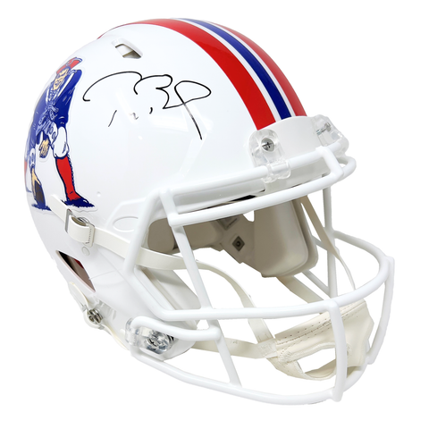 Autographed New England Patriots Tom Brady Proline Speed Helmet