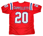 Gino Cappelletti New England Patriots Signed Throwback Jersey Multi-Insc Alumni