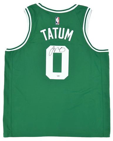 Jayson Tatum Boston Celtics Signed NBA Green Nike Swingman Jersey FANATICS