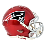 Vince Wilfork New England Patriots Signed Flash Mini Helmet Patriots Alumni COA