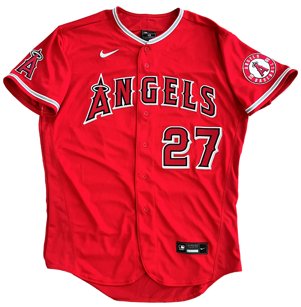 Cheap authentic deals mike trout jersey