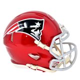 James White New England Patriots Signed 3X SB Champ Flash Mini Helmet JSA