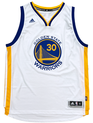 Stephen Curry Golden State Warriors Signed White Swingman Adidas