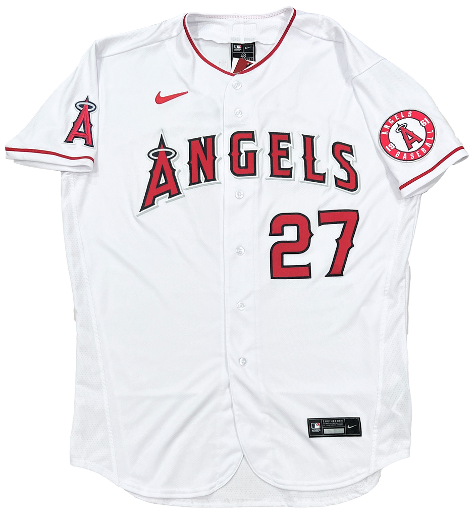 MIKE TROUT Los Angeles Angels Nike Signed Jersey Auto MLB