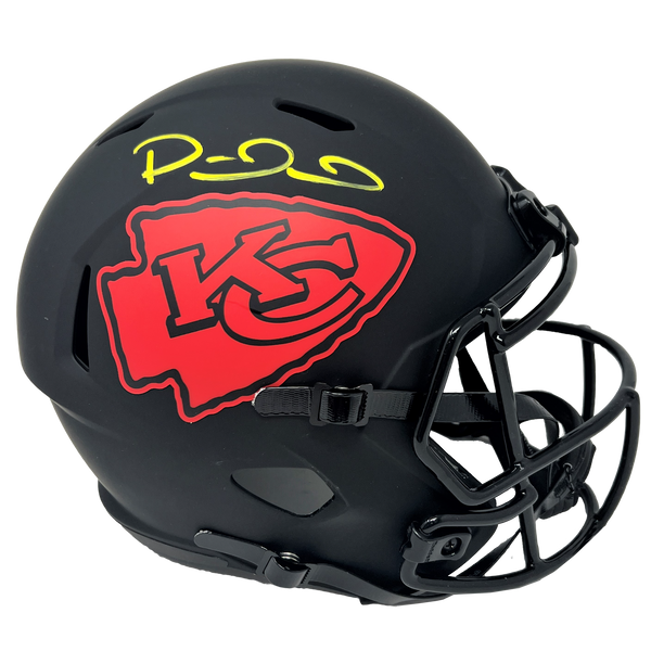 *CUSTOM* KANSAS CITY CHIEFS NFL Riddell SPEED Replica Football Helmet  ECLIPSE