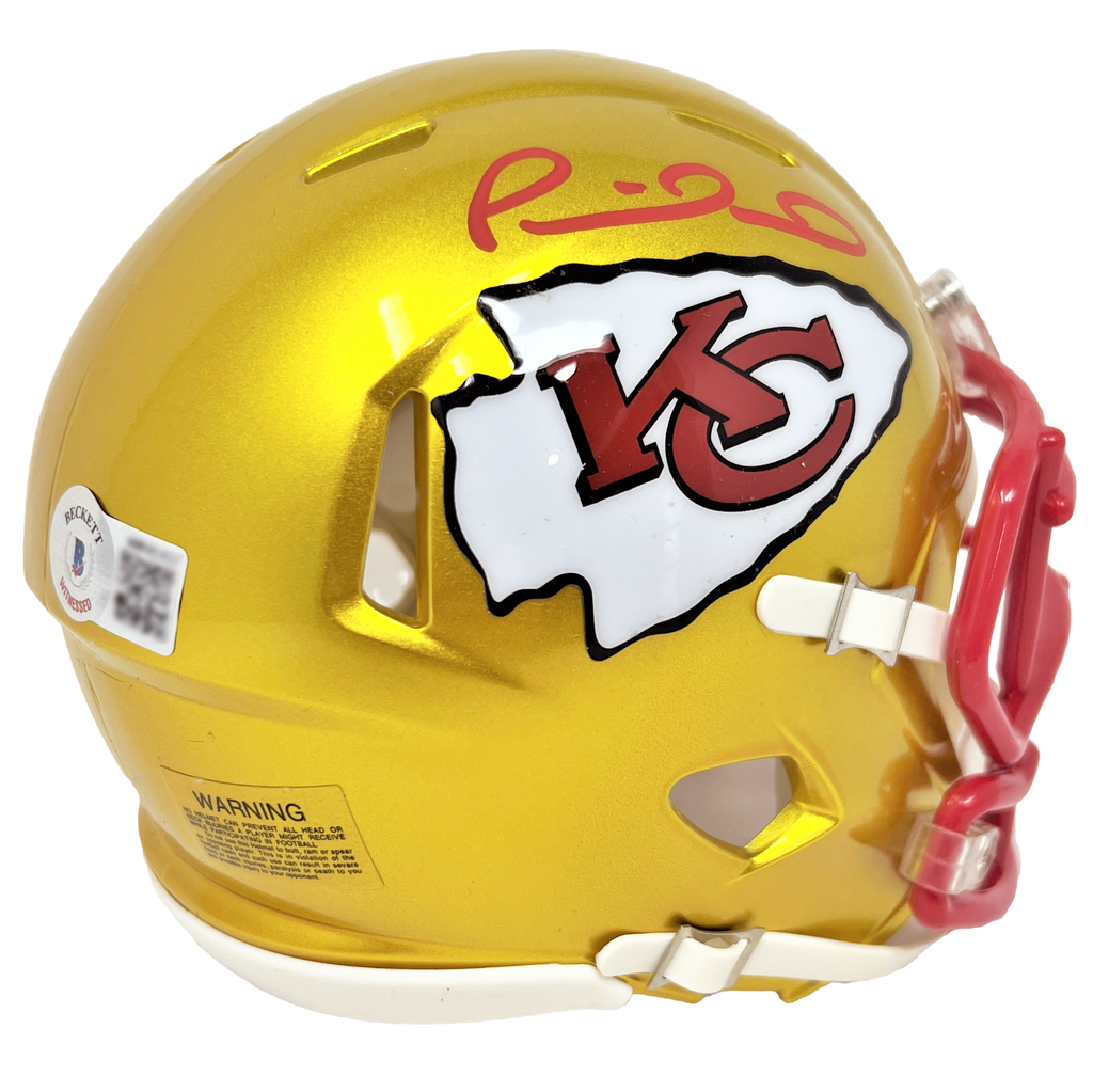 Patrick Mahomes Autographed Kansas City Chiefs Flash Mini Football Helmet -  BAS