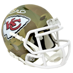 Patrick Mahomes Kansas City Chiefs Signed Riddell Camo Mini Helmet BAS Beckett