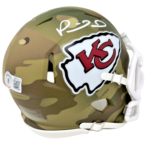 chiefs motorcycle helmet Patrick Mahomes Kansas City Chiefs Signed Riddell Camo Mini Helmet BAS – Diamond Legends Online