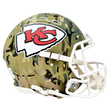 Patrick Mahomes Kansas City Chiefs Signed Camo Speed Authentic Helmet BAS