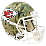 Patrick Mahomes Kansas City Chiefs Signed Camo Speed Authentic Helmet BAS