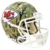 Patrick Mahomes Kansas City Chiefs Signed Camo Speed Authentic Helmet BAS