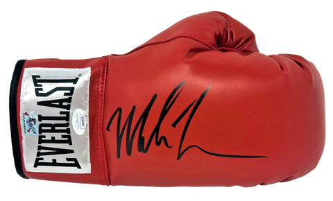 Mike Tyson Signed Red Everlast Boxing Glove AUTHENTIC Fitterman COA / JSA