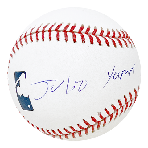 Autographed/Signed Julio Rodriguez Seattle Light Blue Baseball