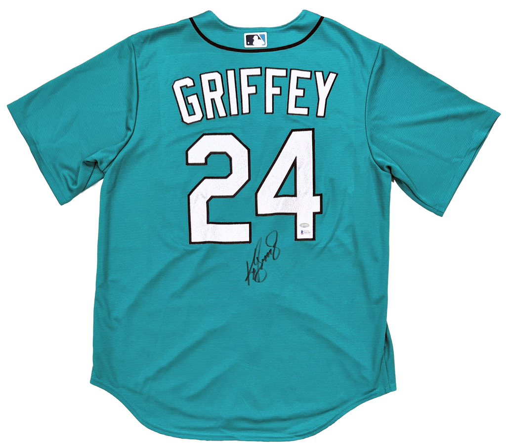Ken Griffey Jr. Seattle Mariners Light Blue Baseball Jersey