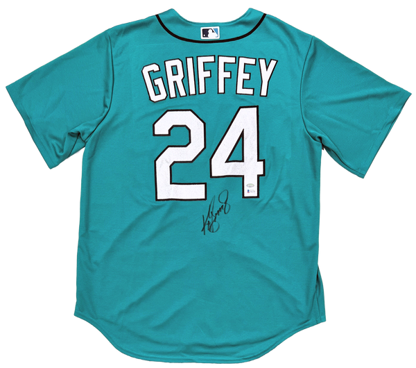 Seattle Mariners Ken Griffey Jr. Autographed Framed Teal Nike